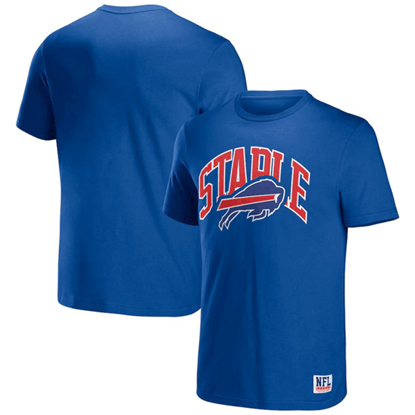 Men's Buffalo Bills x Staple Blue Logo Lockup T-Shirt
